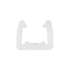 GloboStar® 70528 Πλαστική PVC Βάση Στήριξης για Όλες τις Μονόχρωμες EPISTAR Slim Ταινίες LED Μονής Σειράς DC 230V IP68 - Μ1.5 x Π1.3 x Υ1.1cm - ledmania.gr