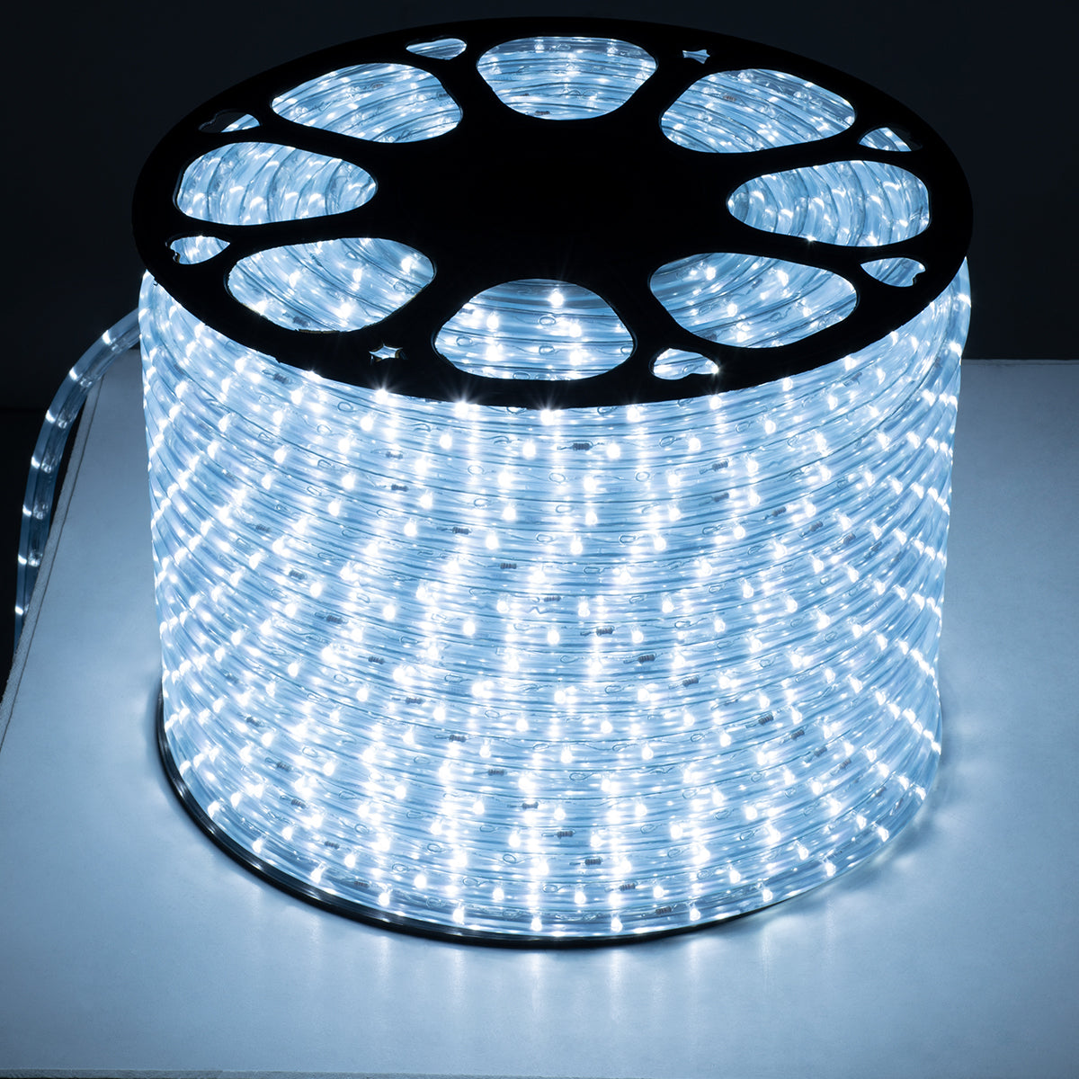 GloboStar® 70600 Φωτοσωλήνας LED DIODE 1m 3.9W/m 36LED/m 195lm/m 360° DC 230V Αδιάβροχος IP68 Ψυχρό Λευκό 6000K Dimmable - ledmania.gr