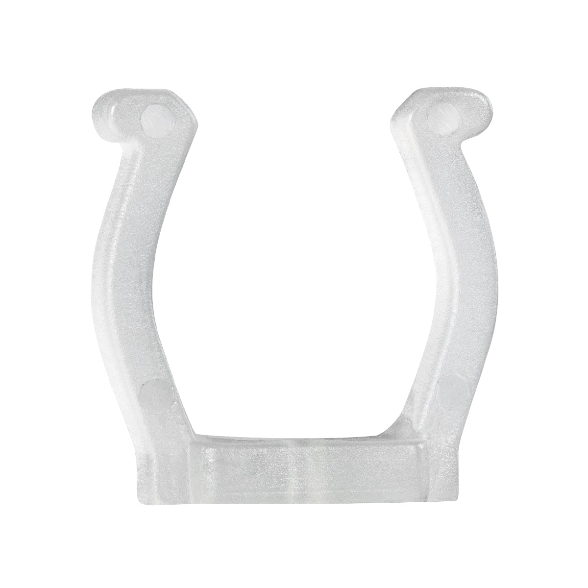 GloboStar® 70643 Πλαστική PVC Βάση Στήριξης για Όλες τις Πολύχρωμες RGB TUBE Neonflex 360° DC 24V & DC 230V IP68 - Μ2.5 x Π1.1 x Υ2.5cm - ledmania.gr