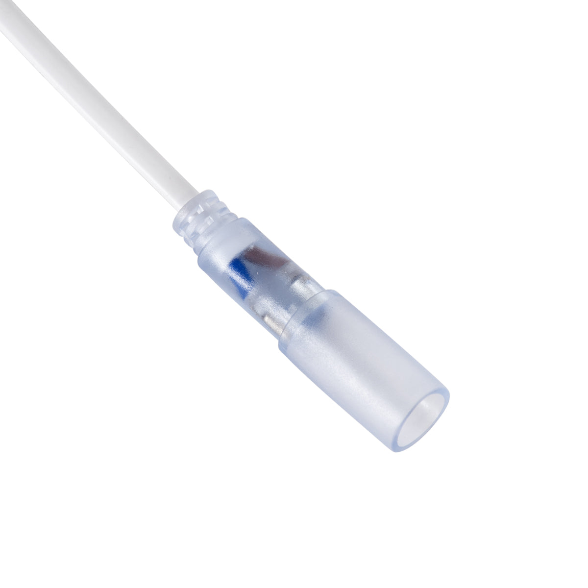 GloboStar® 70653 Καλώδιο Τροφοδοσίας Ατερμάτιστο για Μονόχρωμο Φωτοσωλήνα LED 360° Degree DC 230V 2 Pin Αδιάβροχο IP68 - ledmania.gr
