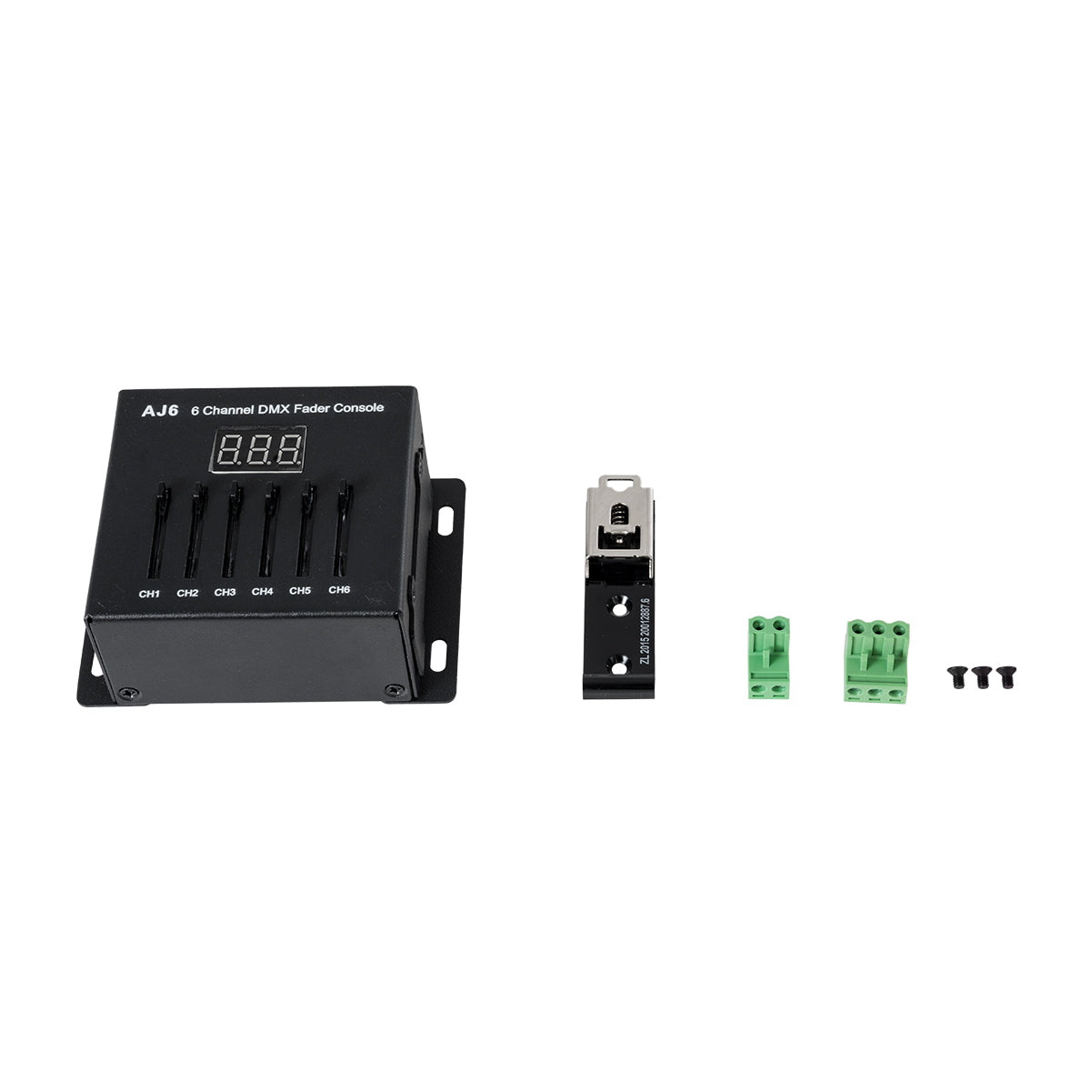GloboStar® 70675 AJ6 SKYDANCE DC DMX Fader Console 6 Καναλιών DC 5-12V ή 3 x AAA Μπαταρίες 5 x 6A - IP20 Μ10 x Π7 x Υ4cm - 5 Years Warranty - ledmania.gr