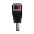 GloboStar® 70677 Βύσμα Τροφοδοσίας DC Αρσενικό - Male Jack Connector σε Κλέμα Πατητή Ταχείας Σύνδεσης L4.1 x W1.5 x H2m - ledmania.gr