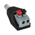 GloboStar® 70677 Βύσμα Τροφοδοσίας DC Αρσενικό - Male Jack Connector σε Κλέμα Πατητή Ταχείας Σύνδεσης L4.1 x W1.5 x H2m - ledmania.gr