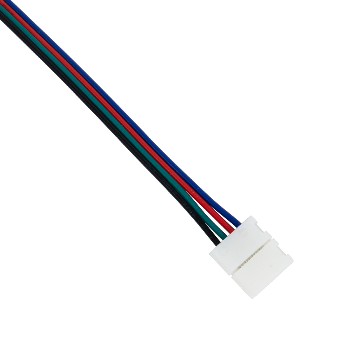 GloboStar® 70691 Ταχυσύνδεσμος Τροφοδοσίας IP20 - Strip To Power Connector 4 PIN Male για Ένωση 1 x RGB Ταινία LED Πλάτους 10mm - ledmania.gr