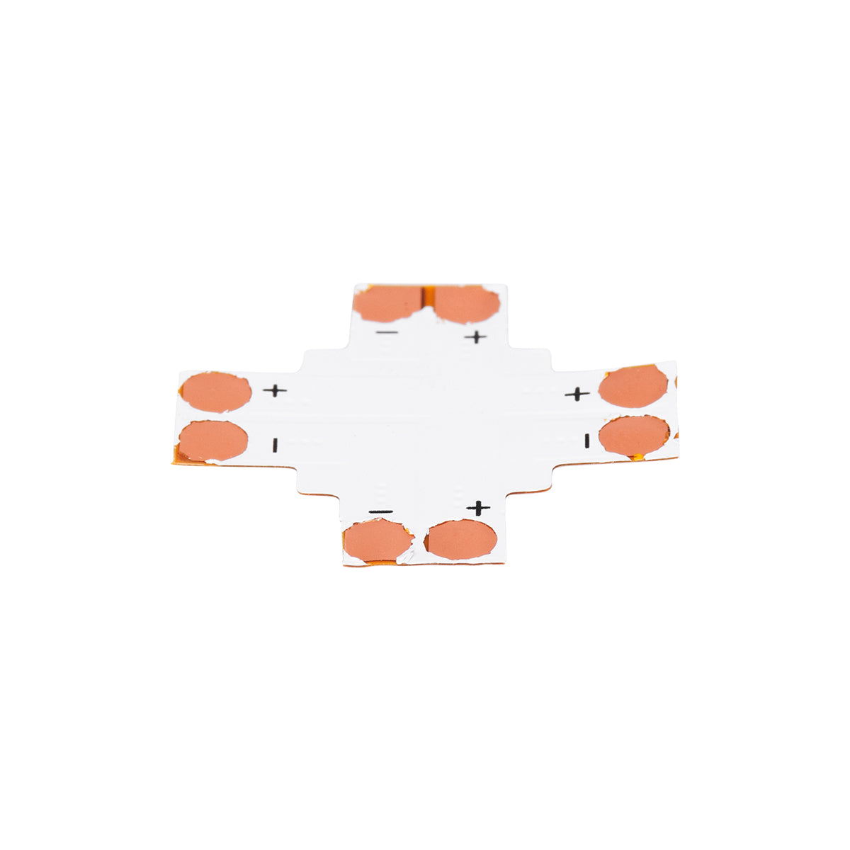 GloboStar® 70707 Connector + Cross για Όλες τις Μονόχρωμες Ταινίες LED 8mm M2.4 x Π2.4 x Y0.4cm - ledmania.gr