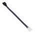 GloboStar® 70741 Ταχυσύνδεσμος Τροφοδοσίας IP20 - Strip To Power Connector 4 PIN για Ένωση 1 x RGB Ταινία LED Πλάτους 10mm - ledmania.gr