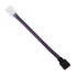 GloboStar® 70741 Ταχυσύνδεσμος Τροφοδοσίας IP20 - Strip To Power Connector 4 PIN για Ένωση 1 x RGB Ταινία LED Πλάτους 10mm - ledmania.gr