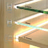 GloboStar® GLASSBOARD-PROFILE 70812-3M Προφίλ Αλουμινίου - Βάση & Ψύκτρα Ταινίας LED με Λευκό Γαλακτερό Κάλυμμα - Χρήση για Μοριακό Φωτισμό Γυαλιού Πάχους 10mm - Πατητό Κάλυμμα - Ασημί - 3 Μέτρα - Πακέτο 5 Τεμαχίων - Μ300 x Π1.7 x Υ3cm - ledmania.gr