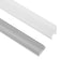 GloboStar® GLASSBOARD-PROFILE 70812-3M Προφίλ Αλουμινίου - Βάση & Ψύκτρα Ταινίας LED με Λευκό Γαλακτερό Κάλυμμα - Χρήση για Μοριακό Φωτισμό Γυαλιού Πάχους 10mm - Πατητό Κάλυμμα - Ασημί - 3 Μέτρα - Πακέτο 5 Τεμαχίων - Μ300 x Π1.7 x Υ3cm - ledmania.gr