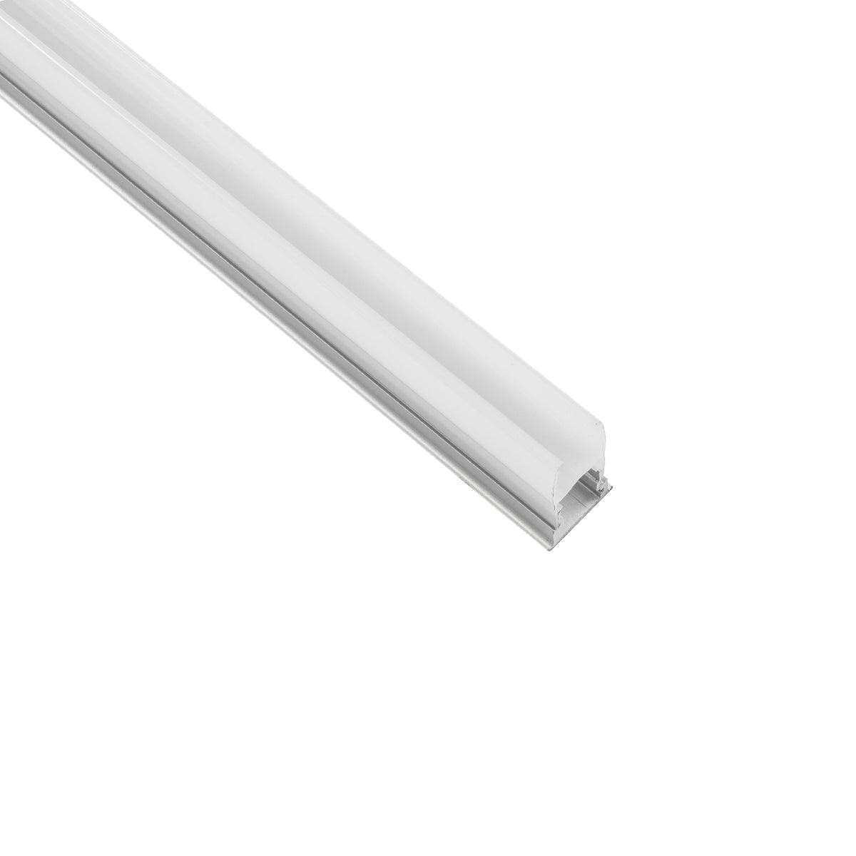 GloboStar® GLASSBOARD-PROFILE 70812-3M Προφίλ Αλουμινίου - Βάση & Ψύκτρα Ταινίας LED με Λευκό Γαλακτερό Κάλυμμα - Χρήση για Μοριακό Φωτισμό Γυαλιού Πάχους 10mm - Πατητό Κάλυμμα - Ασημί - 3 Μέτρα - Πακέτο 5 Τεμαχίων - Μ300 x Π1.7 x Υ3cm - ledmania.gr