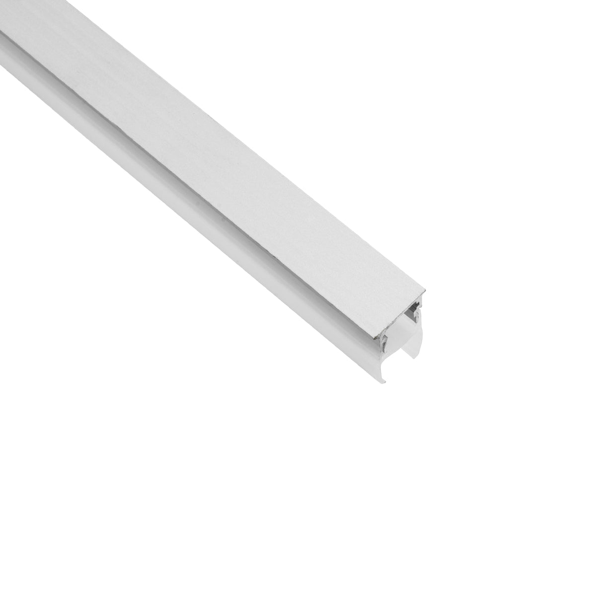 GloboStar® GLASSBOARD-PROFILE 70812-3M Προφίλ Αλουμινίου - Βάση & Ψύκτρα Ταινίας LED με Λευκό Γαλακτερό Κάλυμμα - Χρήση για Μοριακό Φωτισμό Γυαλιού Πάχους 10mm - Πατητό Κάλυμμα - Ασημί - 3 Μέτρα - Πακέτο 5 Τεμαχίων - Μ300 x Π1.7 x Υ3cm - ledmania.gr