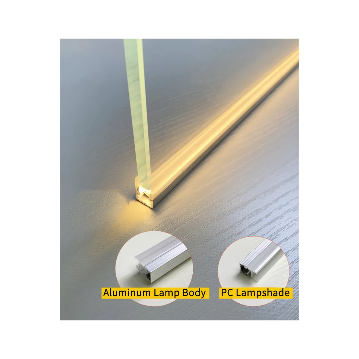 GloboStar® GLASSBOARD-PROFILE 70812-3M Προφίλ Αλουμινίου - Βάση & Ψύκτρα Ταινίας LED με Λευκό Γαλακτερό Κάλυμμα - Χρήση για Μοριακό Φωτισμό Γυαλιού Πάχους 10mm - Πατητό Κάλυμμα - Ασημί - 3 Μέτρα - Πακέτο 5 Τεμαχίων - Μ300 x Π1.7 x Υ3cm - ledmania.gr