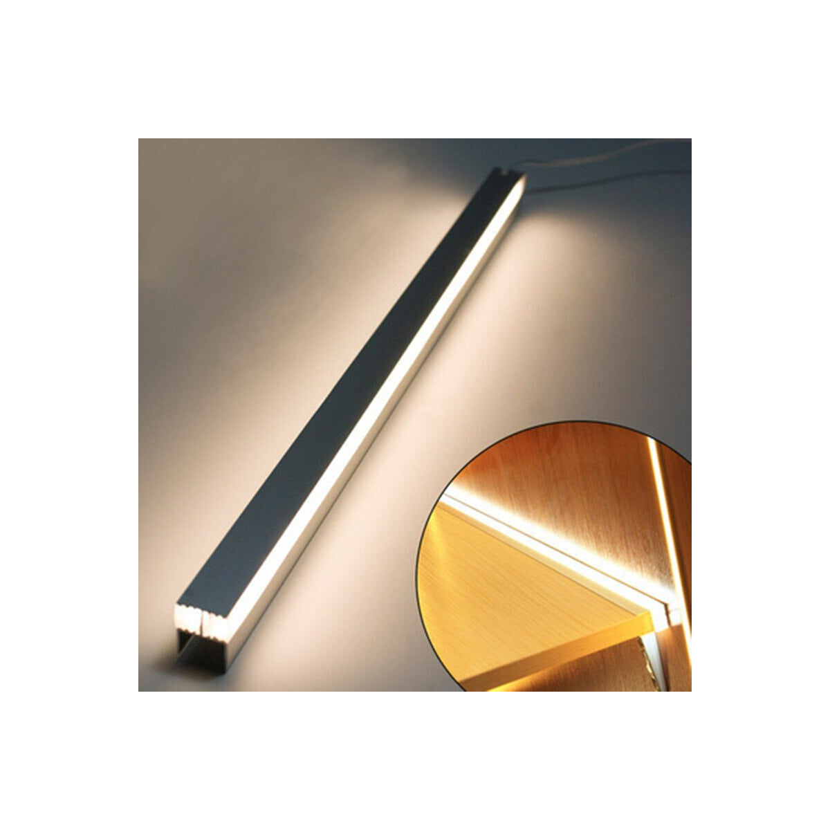 GloboStar® BOARD-PROFILE 70814-3M Προφίλ Αλουμινίου - Βάση & Ψύκτρα Ταινίας LED με Λευκό Γαλακτερό Κάλυμμα - Χρήση για Φωτισμού Ραφιού με Τοποθέτηση σε Ξύλο Πάχους 18mm - Πατητό Κάλυμμα - Ασημί - 3 Μέτρα - Πακέτο 5 Τεμαχίων - Μ300 x Π1.5 x Υ2cm - ledmania.gr