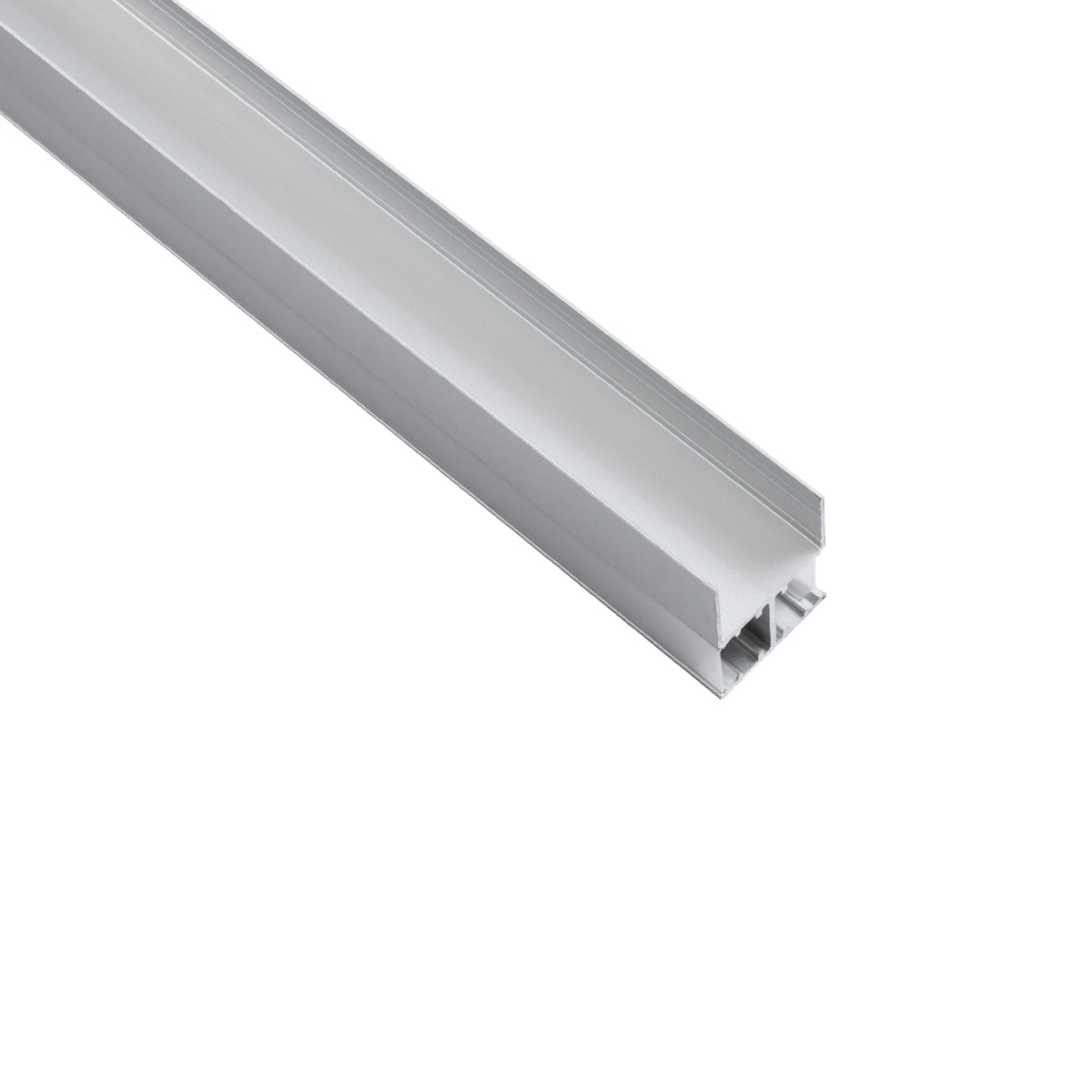 GloboStar® BOARD-PROFILE 70814-3M Προφίλ Αλουμινίου - Βάση & Ψύκτρα Ταινίας LED με Λευκό Γαλακτερό Κάλυμμα - Χρήση για Φωτισμού Ραφιού με Τοποθέτηση σε Ξύλο Πάχους 18mm - Πατητό Κάλυμμα - Ασημί - 3 Μέτρα - Πακέτο 5 Τεμαχίων - Μ300 x Π1.5 x Υ2cm - ledmania.gr