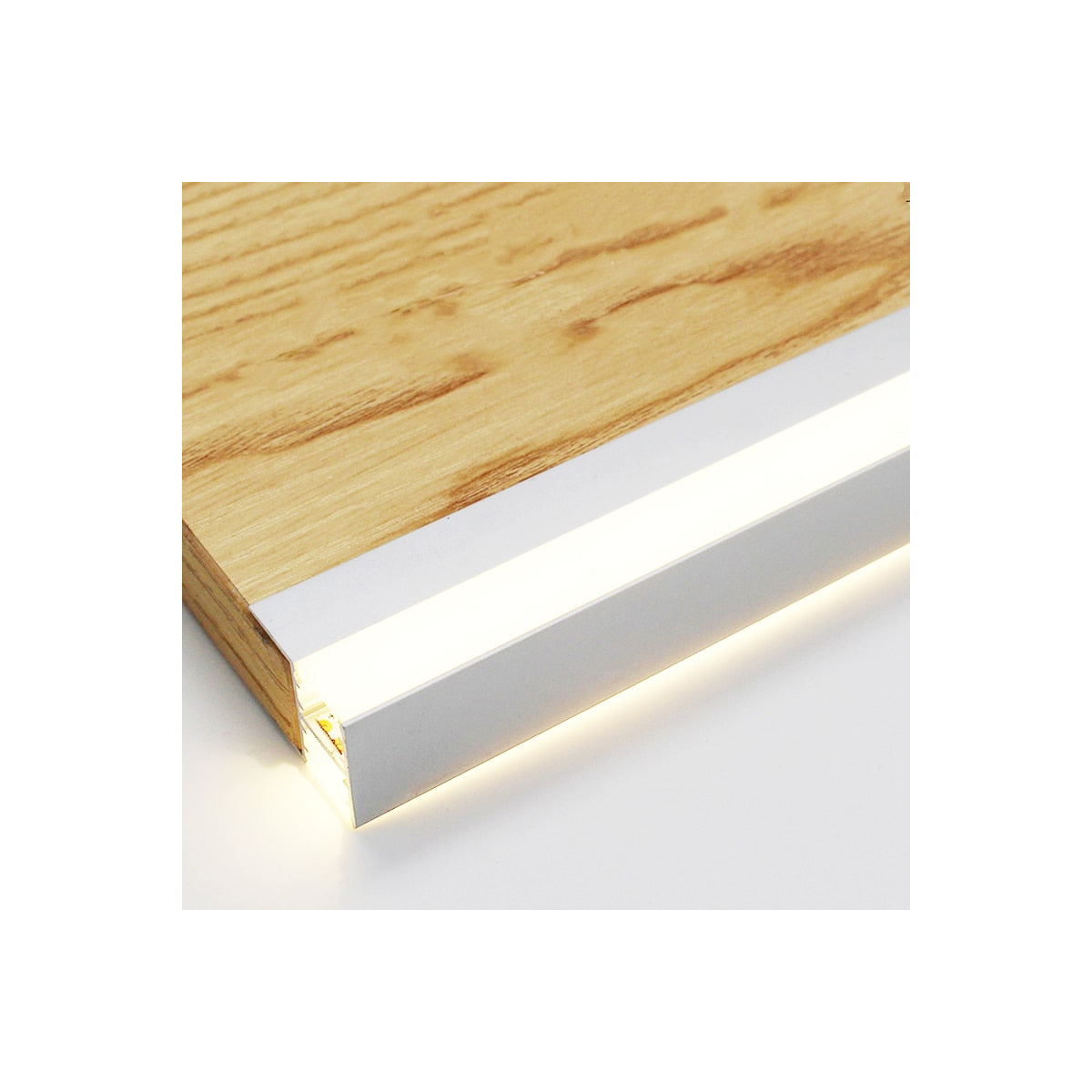 GloboStar® BOARD-PROFILE 70814-3M Προφίλ Αλουμινίου - Βάση & Ψύκτρα Ταινίας LED με Λευκό Γαλακτερό Κάλυμμα - Χρήση για Φωτισμού Ραφιού με Τοποθέτηση σε Ξύλο Πάχους 18mm - Πατητό Κάλυμμα - Ασημί - 3 Μέτρα - Πακέτο 5 Τεμαχίων - Μ300 x Π1.5 x Υ2cm - ledmania.gr