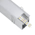 GloboStar® 70829-3M AVATAR Linear Γραμμικό Αρχιτεκτονικό Χωνευτό Προφίλ Αλουμινίου Ανοδιωμένο με Λευκό Οπάλ Κάλυμμα για 4 Σειρές Ταινίας LED Πατητό - Press On 3 Μέτρα - ledmania.gr