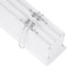 GloboStar® 70833-3M AVATAR Linear Γραμμικό Αρχιτεκτονικό Χωνευτό Προφίλ Αλουμινίου Λευκό με Λευκό Οπάλ Κάλυμμα για 4 Σειρές Ταινίας LED Πατητό - Press On 3 Μέτρα - ledmania.gr