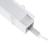 GloboStar® 70833-3M AVATAR Linear Γραμμικό Αρχιτεκτονικό Χωνευτό Προφίλ Αλουμινίου Λευκό με Λευκό Οπάλ Κάλυμμα για 4 Σειρές Ταινίας LED Πατητό - Press On 3 Μέτρα - ledmania.gr