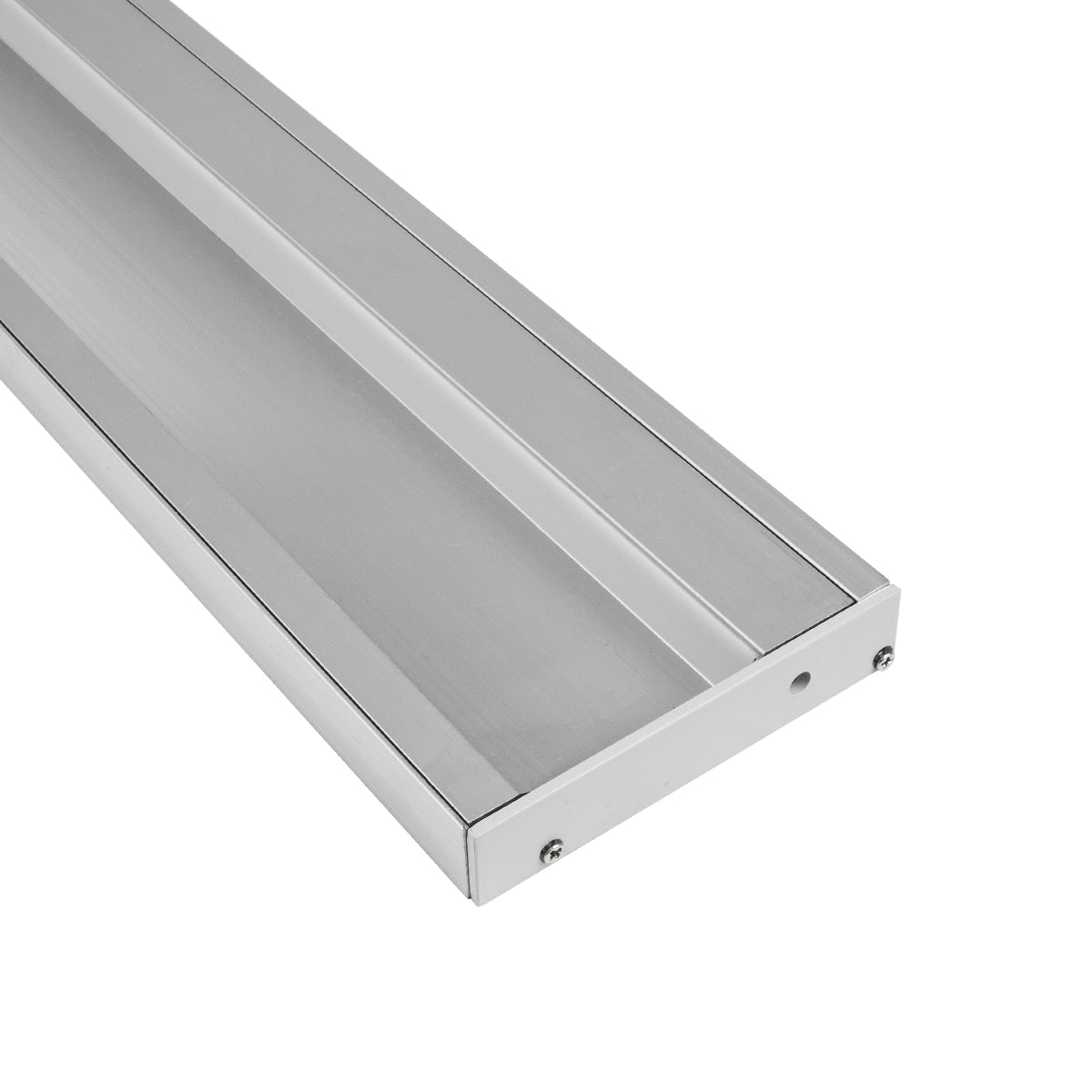 GloboStar® SKIRTINGBOARD-PROFILE 70850-3M Προφίλ Αλουμινίου - Βάση & Ψύκτρα Ταινίας LED με Λευκό Γαλακτερό Κάλυμμα - Επιφανειακή Χρήση για Περβάζι - Πατητό Κάλυμμα - Ασημί - 3 Μέτρα - Μ300 x Π1.6 x Υ8cm - ledmania.gr