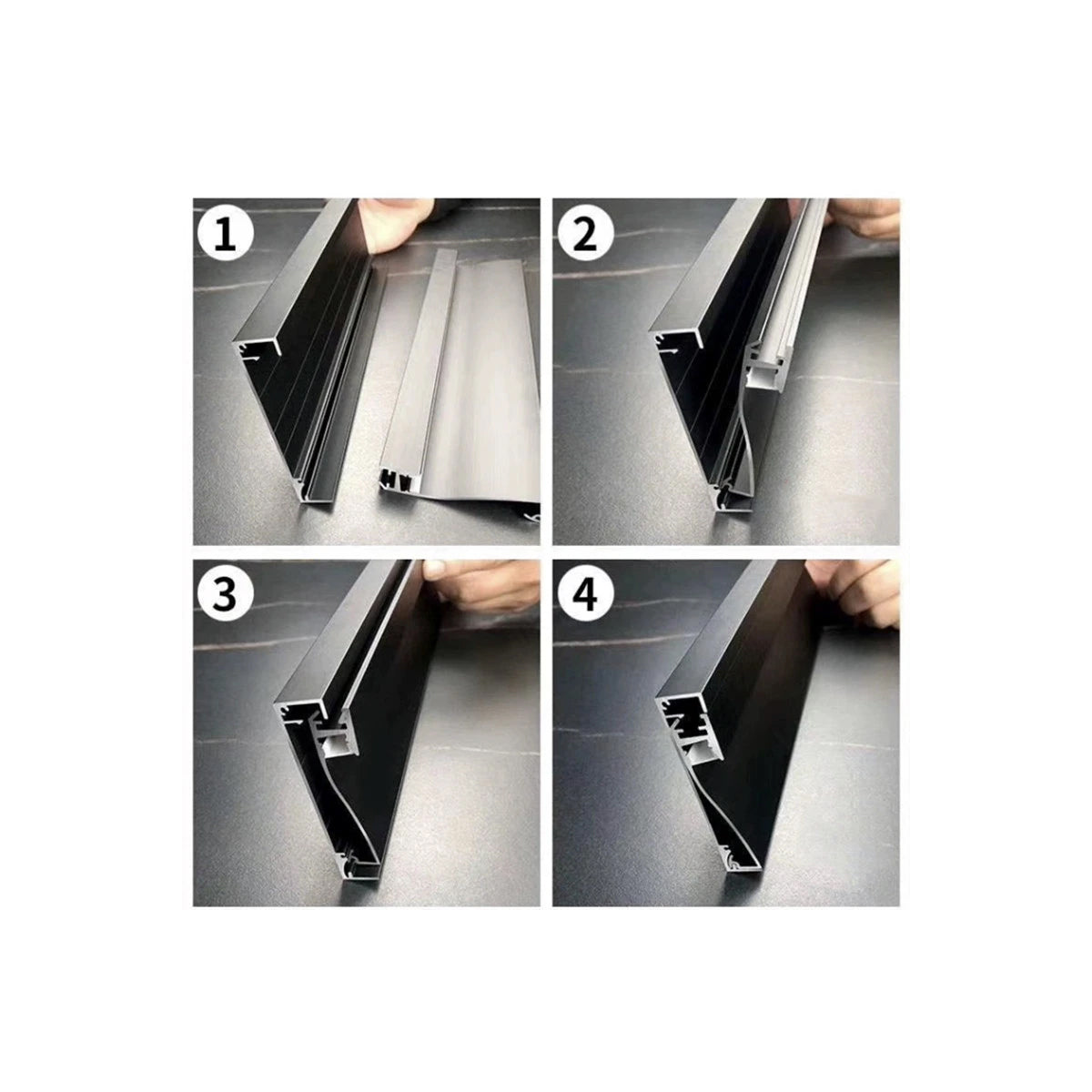 GloboStar® SKIRTINGBOARD-PROFILE 70851-3M Προφίλ Αλουμινίου - Βάση & Ψύκτρα Ταινίας LED με Λευκό Γαλακτερό Κάλυμμα - Επιφανειακή Χρήση για Περβάζι - Πατητό Κάλυμμα - Λευκό - 3 Μέτρα - Μ300 x Π1.6 x Υ8cm - ledmania.gr