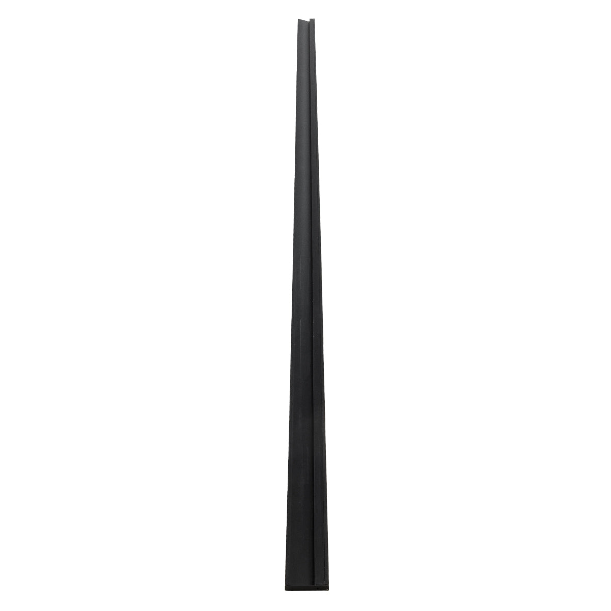 GloboStar® SKIRTINGBOARD-PROFILE 70852-3M Προφίλ Αλουμινίου - Βάση & Ψύκτρα Ταινίας LED με Λευκό Γαλακτερό Κάλυμμα - Επιφανειακή Χρήση για Περβάζι - Πατητό Κάλυμμα - Μαύρο - 3 Μέτρα - Μ300 x Π1.6 x Υ8cm - ledmania.gr