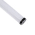 GloboStar® 70854-3M Επιφανειακό Προφίλ Αλουμινίου Μαύρο με Στρόγγυλο Λευκό Οπάλ Κάλυμμα για έως 2 Σειρές Ταινίας LED Πατητό - Press On 3 Μέτρα - ledmania.gr