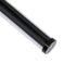 GloboStar® 70854-3M Επιφανειακό Προφίλ Αλουμινίου Μαύρο με Στρόγγυλο Λευκό Οπάλ Κάλυμμα για έως 2 Σειρές Ταινίας LED Πατητό - Press On 3 Μέτρα - ledmania.gr