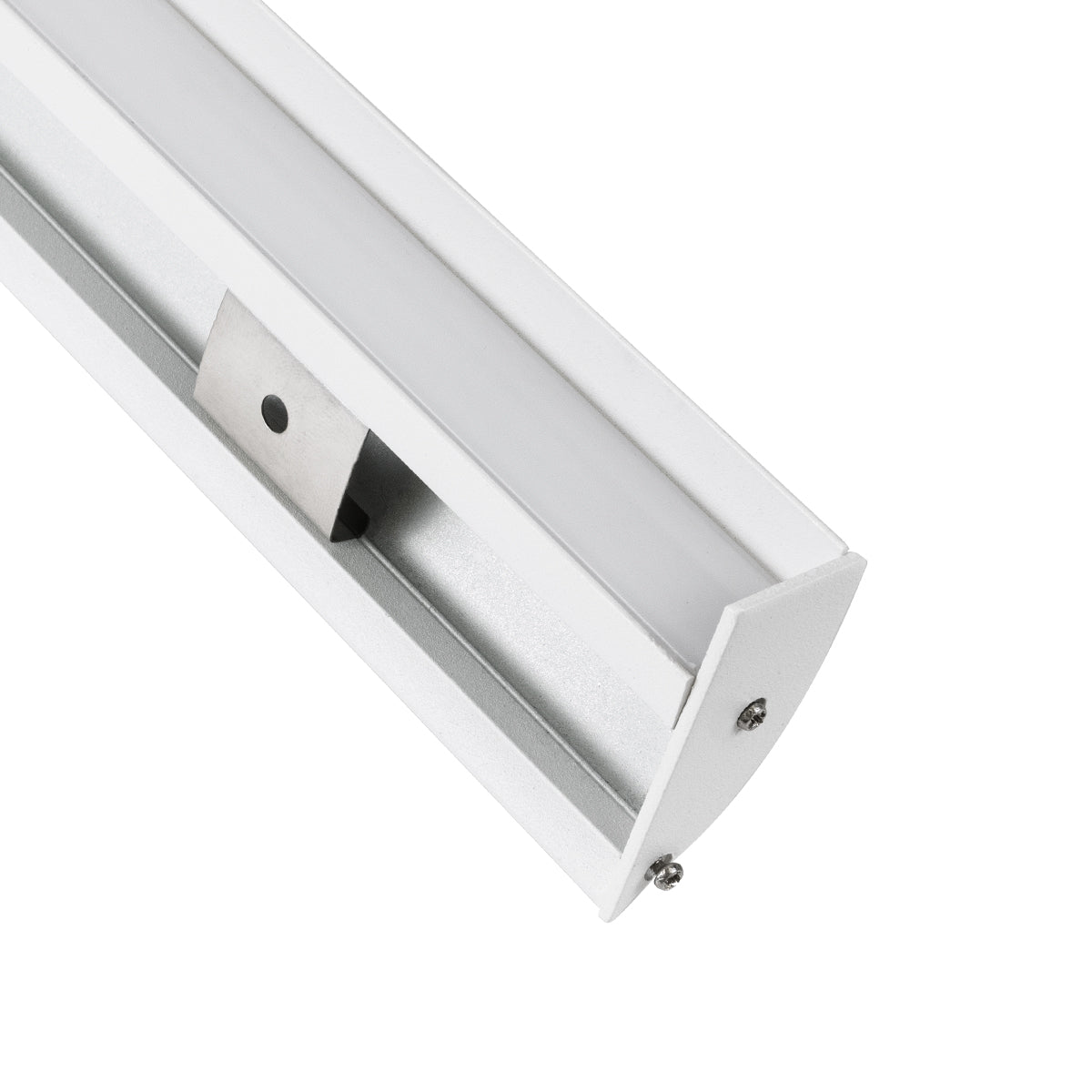 GloboStar® SURFACE-PROFILE 70858-3M Προφίλ Αλουμινίου - Βάση & Ψύκτρα Ταινίας LED με Λευκό Γαλακτερό Κάλυμμα - Επιφανειακή Χρήση Δημιουργίας Κρυφού Φωτισμού - Πατητό Κάλυμμα - Λευκό - 3 Μέτρα - Πακέτο 5 Τεμαχίων - Μ300 x Π1.7 x Υ4.2cm - ledmania.gr