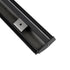 GloboStar® SURFACE-PROFILE 70859-3M Προφίλ Αλουμινίου - Βάση & Ψύκτρα Ταινίας LED με Λευκό Γαλακτερό Κάλυμμα - Επιφανειακή Χρήση Δημιουργίας Κρυφού Φωτισμού - Πατητό Κάλυμμα - Μαύρο - 3 Μέτρα - Πακέτο 5 Τεμαχίων - Μ300 x Π1.7 x Υ4.2cm - ledmania.gr