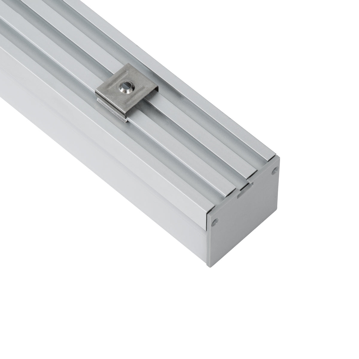GloboStar® SURFACEPENDANT-PROFILE 70864-1M Προφίλ Αλουμινίου - Βάση & Ψύκτρα Ταινίας LED με Λευκό Γαλακτερό Κάλυμμα - Επιφανειακή & Κρεμαστή Χρήση - Πατητό Κάλυμμα - Ασημί - 1 Μέτρο - Μ100 x Π4.5 x Υ4.2cm - ledmania.gr