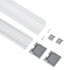 GloboStar® SURFACEPENDANT-PROFILE 70865-1M Προφίλ Αλουμινίου - Βάση & Ψύκτρα Ταινίας LED με Λευκό Γαλακτερό Κάλυμμα - Επιφανειακή & Κρεμαστή Χρήση - Πατητό Κάλυμμα - Λευκό - 1 Μέτρο - Μ100 x Π4.5 x Υ4.2cm - ledmania.gr