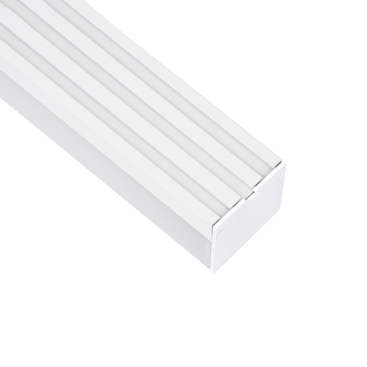 GloboStar® 70865-3M Επιφανειακό Προφίλ Αλουμινίου Λευκό με Λευκό Οπάλ Κάλυμμα για έως 3 Σειρές Ταινίας LED Πατητό - Press On 3 Μέτρα - ledmania.gr