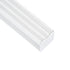 GloboStar® 70865-3M Επιφανειακό Προφίλ Αλουμινίου Λευκό με Λευκό Οπάλ Κάλυμμα για έως 3 Σειρές Ταινίας LED Πατητό - Press On 3 Μέτρα - ledmania.gr