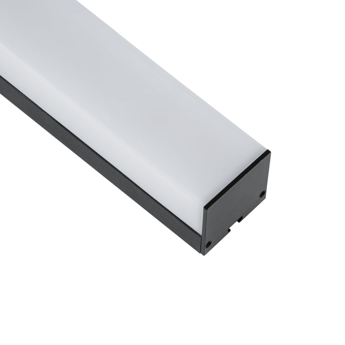 GloboStar® SURFACEPENDANT-PROFILE 70866-1M Προφίλ Αλουμινίου - Βάση & Ψύκτρα Ταινίας LED με Λευκό Γαλακτερό Κάλυμμα - Επιφανειακή & Κρεμαστή Χρήση - Πατητό Κάλυμμα - Μαύρο - 1 Μέτρο - Μ100 x Π4.5 x Υ4.2cm - ledmania.gr