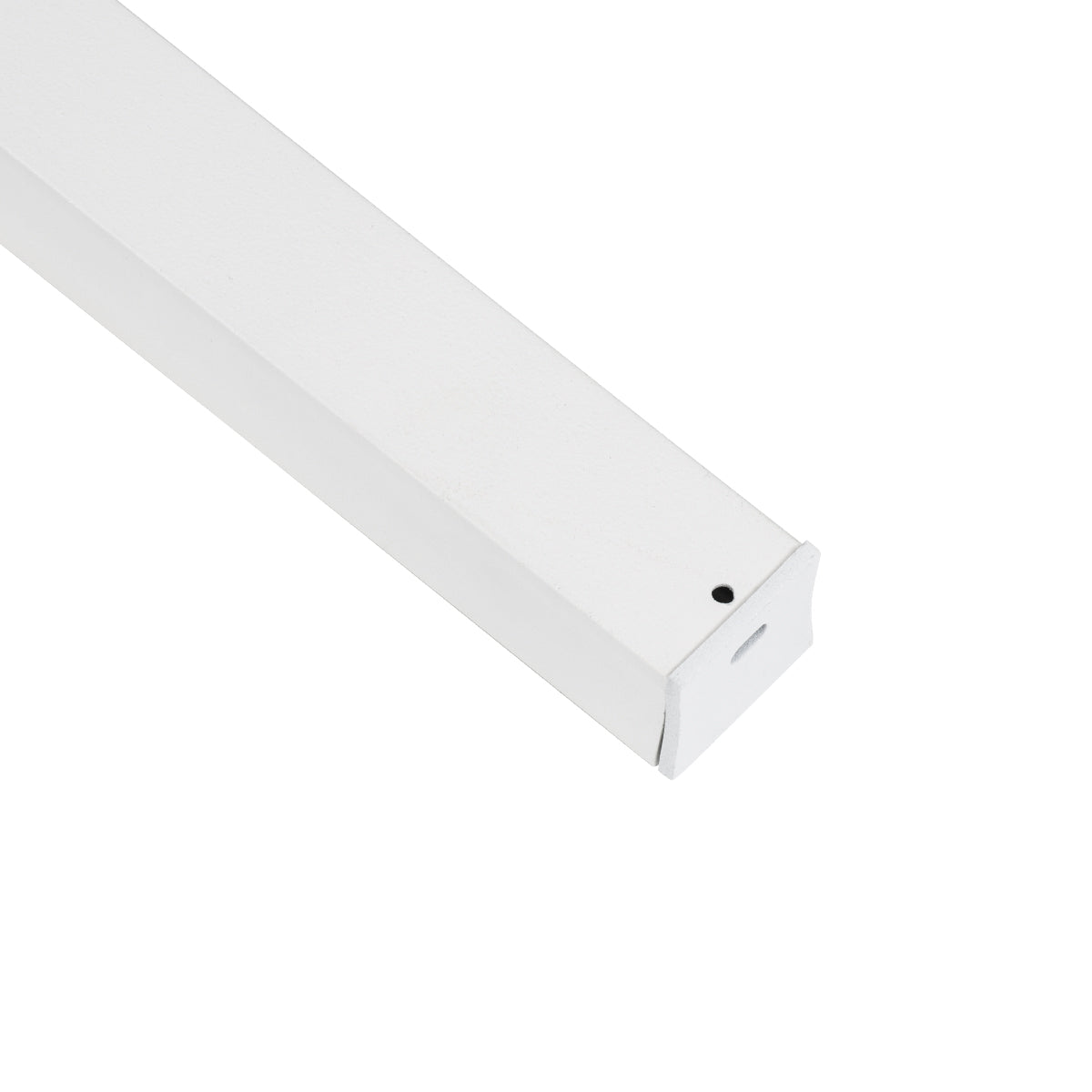 GloboStar® 70868-1M Επιφανειακό Προφίλ Αλουμινίου Λευκό με Λευκό Οπάλ Κάλυμμα για έως 2 Σειρές Ταινίας LED Πατητό - Press On 1 Μέτρο - ledmania.gr