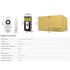GloboStar® 71402 FUT006 Ασύρματο Χειριστήριο 2.4Ghz 4 Group για όλα τα Controller CCT & Μονόχρωμα Mi Light & Mi Boxer DC 3V 2 x AAA - IP20 Μ10.8 x Π5.4 x Υ2cm - 5 Years Warranty - ledmania.gr