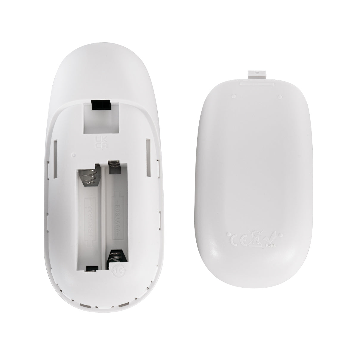 GloboStar® 71409 FUT096 Ασύρματο Χειριστήριο 2.4Ghz 4 Group για όλα τα Controller RGBW Mi Light & Mi Boxer DC 3V 2 x AAA - IP20 Λευκό Μ12 x Π5.4 x Υ2cm - 5 Years Warranty - ledmania.gr