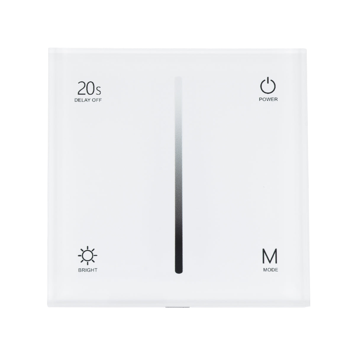 GloboStar® 71452 S1-T SKYDANCE AC Smart RF 2.4Ghz & Αφής - Touch Triac Dimming AC100-240V σε AC100-240V 1 x 1.5A 360W - Max 1.5A 360W - IP20 - Λευκό Σώμα - Μ8.5 x Π8.5 x Υ3.2cm - 5 Years Warranty - ledmania.gr