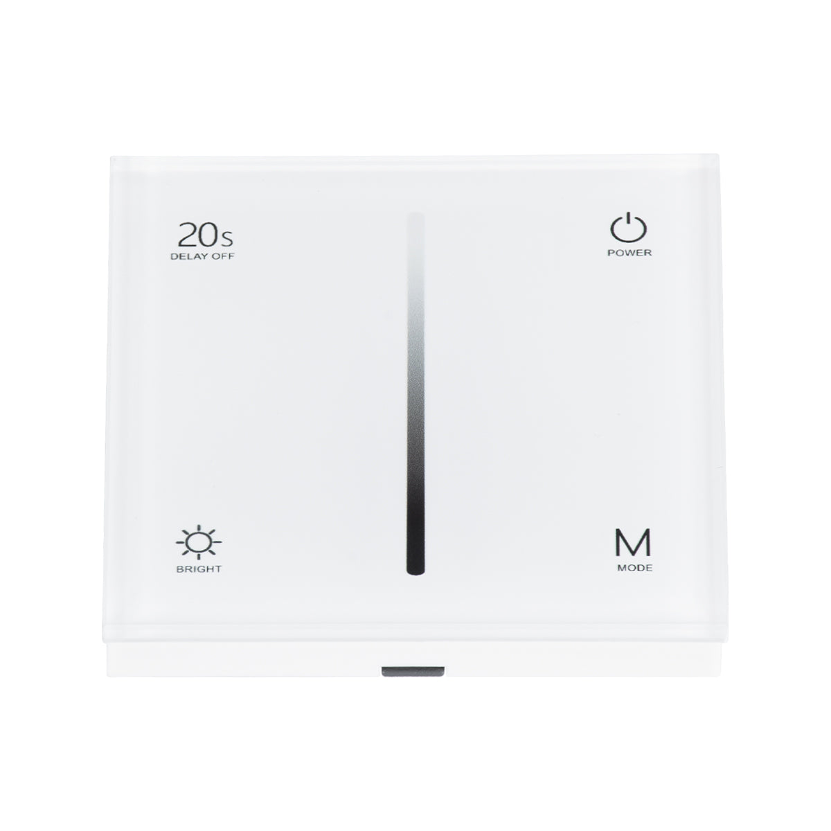 GloboStar® 71452 S1-T SKYDANCE AC Smart RF 2.4Ghz & Αφής - Touch Triac Dimming AC100-240V σε AC100-240V 1 x 1.5A 360W - Max 1.5A 360W - IP20 - Λευκό Σώμα - Μ8.5 x Π8.5 x Υ3.2cm - 5 Years Warranty - ledmania.gr