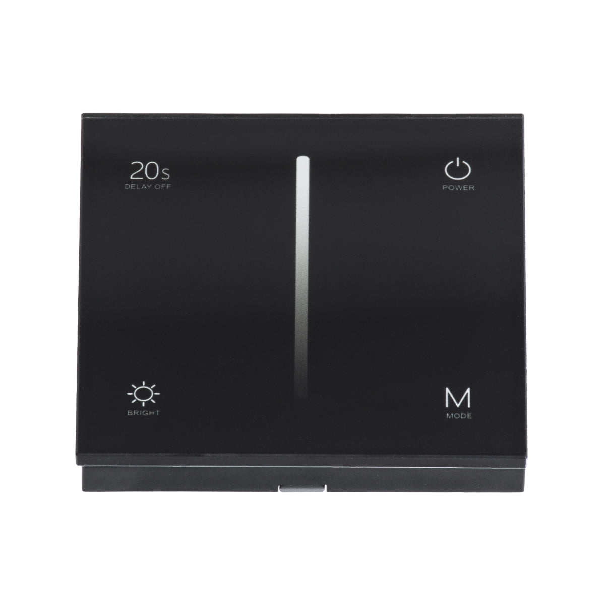 GloboStar® 71453 S1-T SKYDANCE AC Smart RF 2.4Ghz & Αφής - Touch Triac Dimming AC100-240V σε AC100-240V 1 x 1.5A 360W - Max 1.5A 360W - IP20 - Μαύρο Σώμα - Μ8.5 x Π8.5 x Υ3.2cm - 5 Years Warranty - ledmania.gr