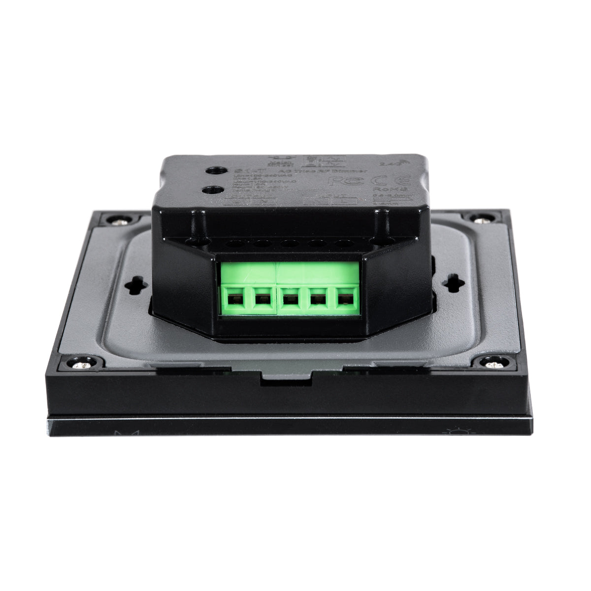GloboStar® 71453 S1-T SKYDANCE AC Smart RF 2.4Ghz & Αφής - Touch Triac Dimming AC100-240V σε AC100-240V 1 x 1.5A 360W - Max 1.5A 360W - IP20 - Μαύρο Σώμα - Μ8.5 x Π8.5 x Υ3.2cm - 5 Years Warranty - ledmania.gr