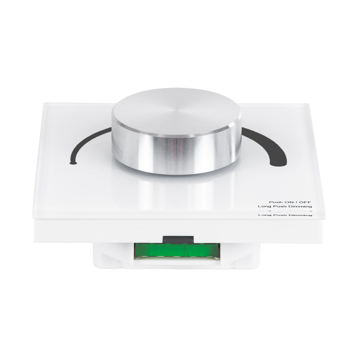 GloboStar® 71454 S1-K SKYDANCE AC Smart RF 2.4Ghz & Ροοστάτη - Push ON/OFF Triac Dimming AC100-240V σε AC100-240V 1 x 1.5A 360W - Max 1.5A 360W - IP20 - Λευκό Σώμα - Μ8.5 x Π8.5 x Υ5cm - 5 Years Warranty - ledmania.gr