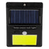 GloboStar® 71495 Αυτόνομο Ηλιακό Φωτιστικό LED COB 10W 1000lm με Ενσωματωμένη Μπαταρία 1200mAh - Φωτοβολταϊκό Πάνελ με Αισθητήρα Ημέρας-Νύχτας και PIR Αισθητήρα Κίνησης Αδιάβροχο IP65 Ψυχρό Λευκό 6000K - ledmania.gr