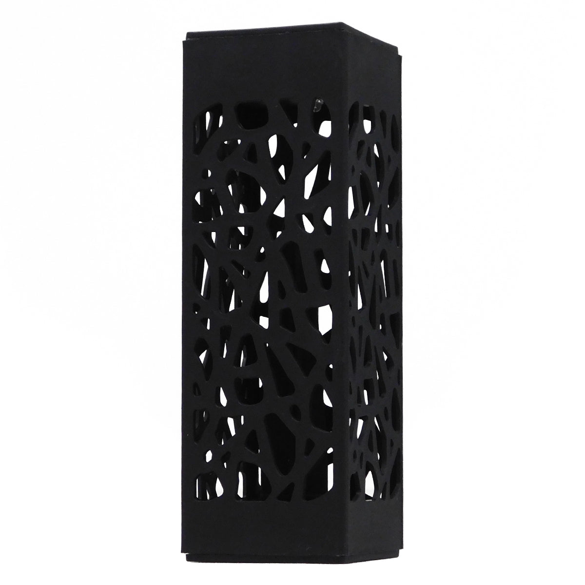 GloboStar® TRIBAL 71525 ΣΕΤ 4 Τεμαχίων Αυτόνομα Ηλιακά Φωτιστικά LED SMD 0.80W/Τεμ. 80lm/Τεμ. με Ενσωματωμένη Μπαταρία 600mAh - Φωτοβολταϊκό Πάνελ με Αισθητήρα Ημέρας-Νύχτας Αδιάβροχο IP65 Φανάρι Κήπου Τετράγωνο Ψυχρό Λευκό 6000K Μ6 x Π6 x Υ18cm - ledmania.gr