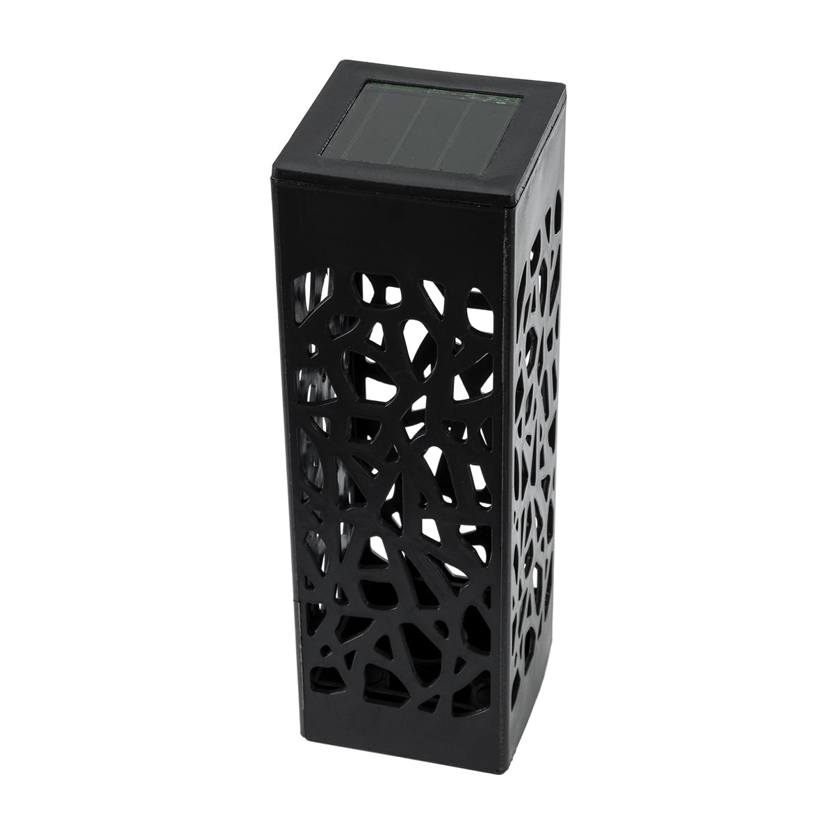 GloboStar® TRIBAL 71526 ΣΕΤ 4 Τεμαχίων Αυτόνομα Ηλιακά Φωτιστικά LED SMD 0.80W/Τεμ. 80lm/Τεμ. με Ενσωματωμένη Μπαταρία 600mAh - Φωτοβολταϊκό Πάνελ με Αισθητήρα Ημέρας-Νύχτας Αδιάβροχο IP65 Φανάρι Κήπου Τετράγωνο Θερμό Λευκό 2700K Μ6 x Π6 x Υ18cm - 1 Χρ... - ledmania.gr