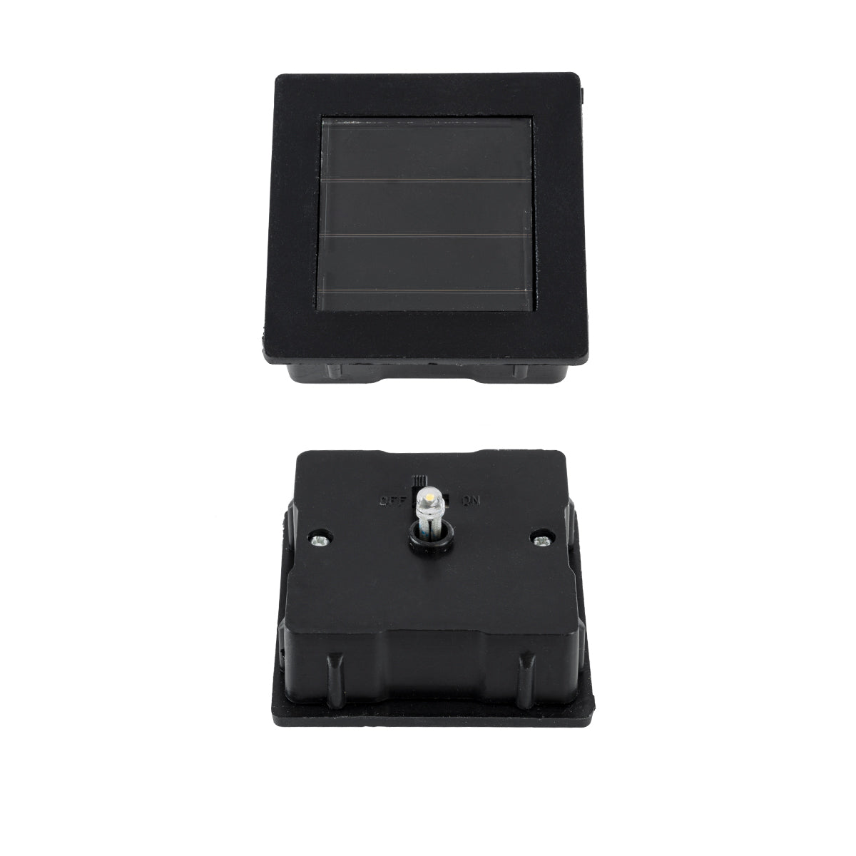 GloboStar® TRIBAL 71526 ΣΕΤ 4 Τεμαχίων Αυτόνομα Ηλιακά Φωτιστικά LED SMD 0.80W/Τεμ. 80lm/Τεμ. με Ενσωματωμένη Μπαταρία 600mAh - Φωτοβολταϊκό Πάνελ με Αισθητήρα Ημέρας-Νύχτας Αδιάβροχο IP65 Φανάρι Κήπου Τετράγωνο Θερμό Λευκό 2700K Μ6 x Π6 x Υ18cm - 1 Χρ... - ledmania.gr