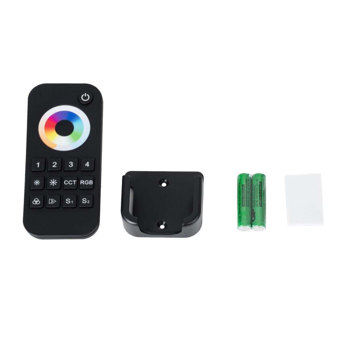 GloboStar® 71544 RT10 SKYDANCE Ασύρματο Χειριστήριο Αφής RF 2.4Ghz 4 Group για όλα τα RGBW+WW SKYDANCE Controller DC 3V 2 x AAA - IP20 Μαύρο Μ12.2 x Π5.3 x Υ1.7cm - 5 Years Warranty - ledmania.gr