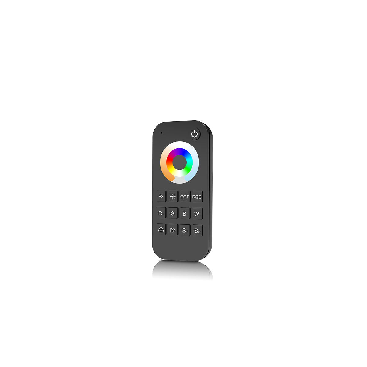 GloboStar® 71544 RT10 SKYDANCE Ασύρματο Χειριστήριο Αφής RF 2.4Ghz 4 Group για όλα τα RGBW+WW SKYDANCE Controller DC 3V 2 x AAA - IP20 Μαύρο Μ12.2 x Π5.3 x Υ1.7cm - 5 Years Warranty - ledmania.gr