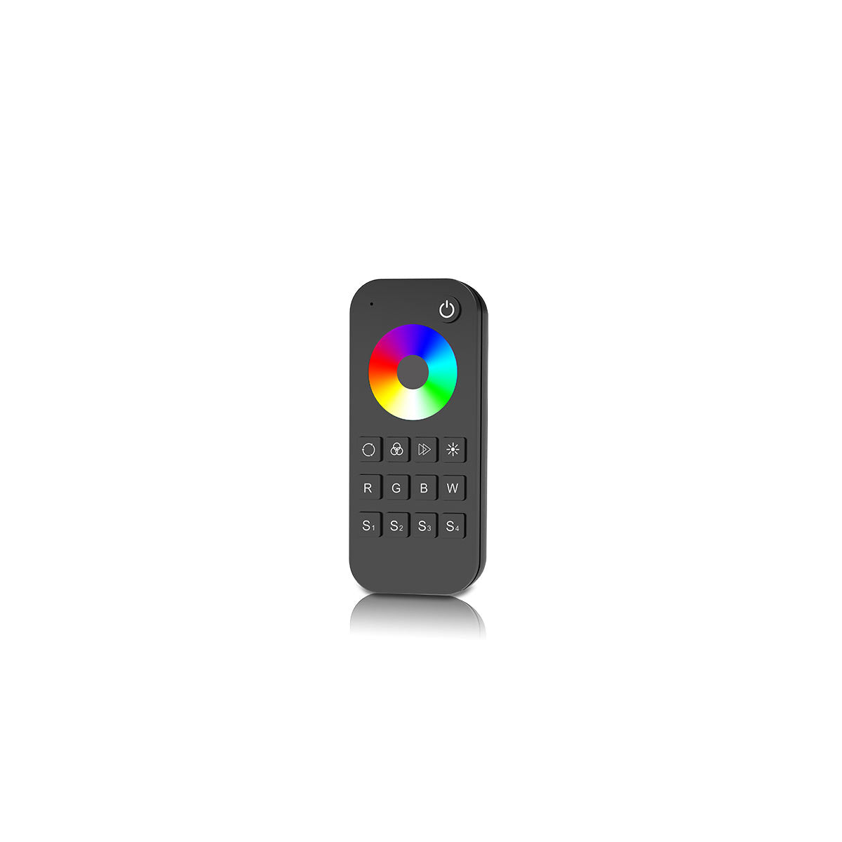 GloboStar® 71548 RT4 SKYDANCE Ασύρματο Χειριστήριο Αφής RF 2.4Ghz 1 Group για όλα τα RGB/RGBW SKYDANCE Controller DC 3V 2 x AAA - IP20 Μαύρο Μ12.2 x Π5.3 x Υ1.7cm - 5 Years Warranty - ledmania.gr