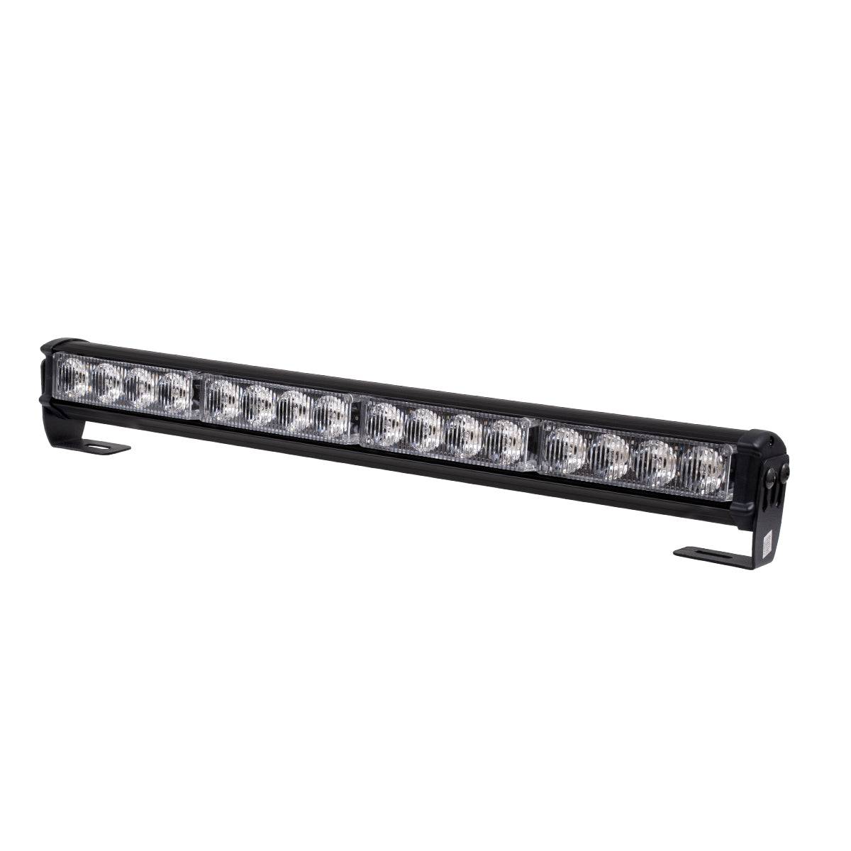 GloboStar® 85276 PRO Series Μπάρα Σήμανσης Οχήματος Ασθενοφόρου για Αυτοκίνητα & Φορτηγά 16 Προγραμμάτων Φωτισμού STROBE LED SMD 3030 32W DC 10-30V Αδιάβροχη IP66 Ψυχρό Λευκό 6000K - ledmania.gr